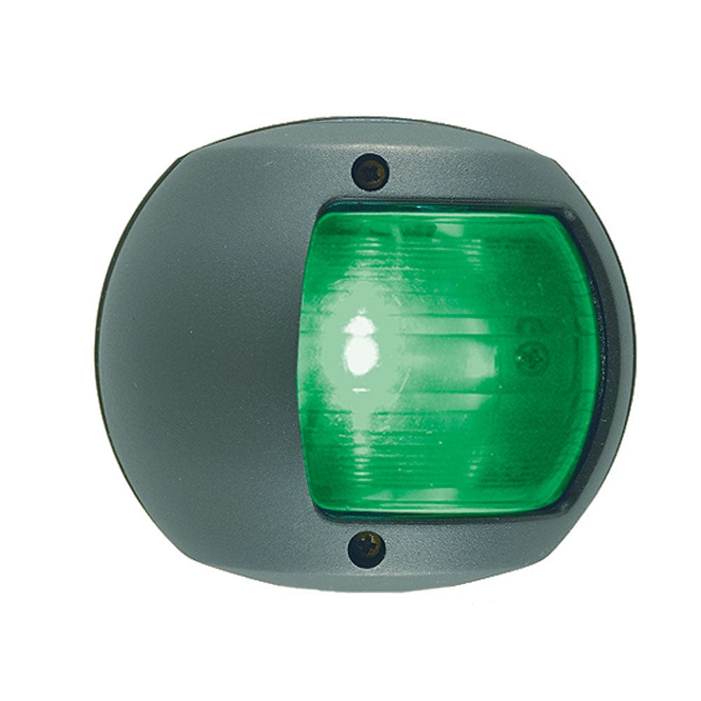 Perko LED Side Light - Green - 12V - Black Plastic Housing [0170BSDDP3] - The Happy Skipper