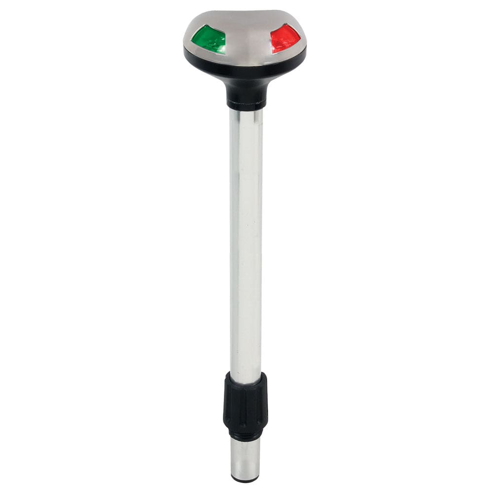 Perko Stealth Series LED Bi-Color 12" Pole Light - Small Threaded Collar - 2 Mile [1619DP2BLK] - The Happy Skipper