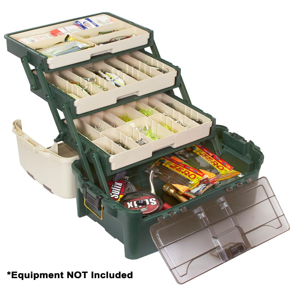 Plano Hybrid Hip 3-Tray Tackle Box - Forest Green [723300] - The Happy Skipper