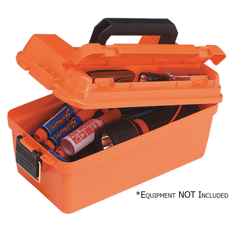 Plano Small Shallow Emergency Dry Storage Supply Box - Orange [141250] - The Happy Skipper