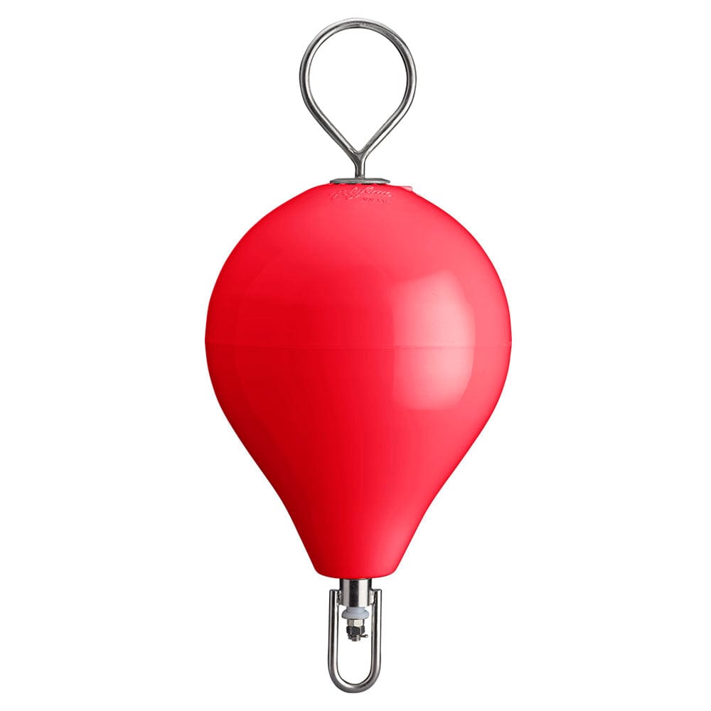 Polyform 13.5" CM Mooring Buoy w/SS Iron - Red [CM-2SS-RED] - The Happy Skipper