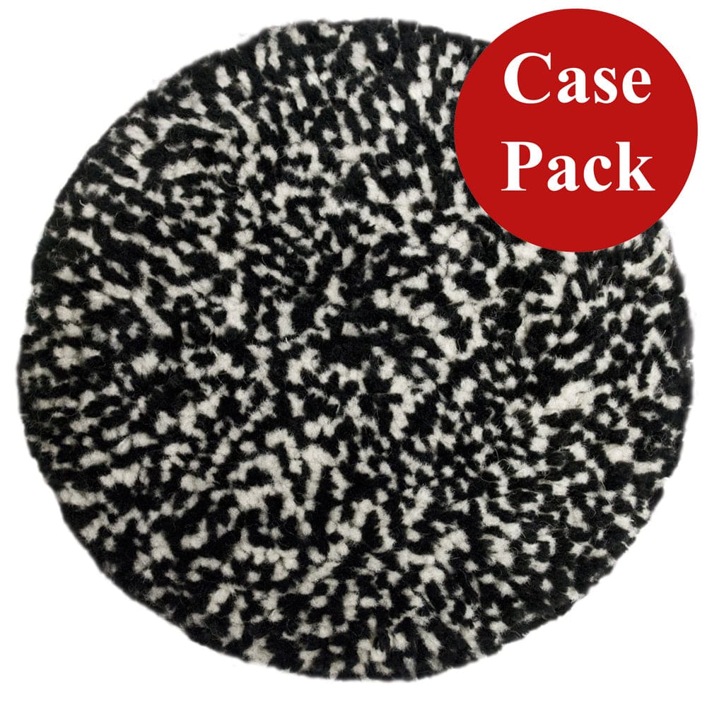 Presta Wool Compounding Pad - Black White Heavy Cut - *Case of 12* [890146CASE] - The Happy Skipper