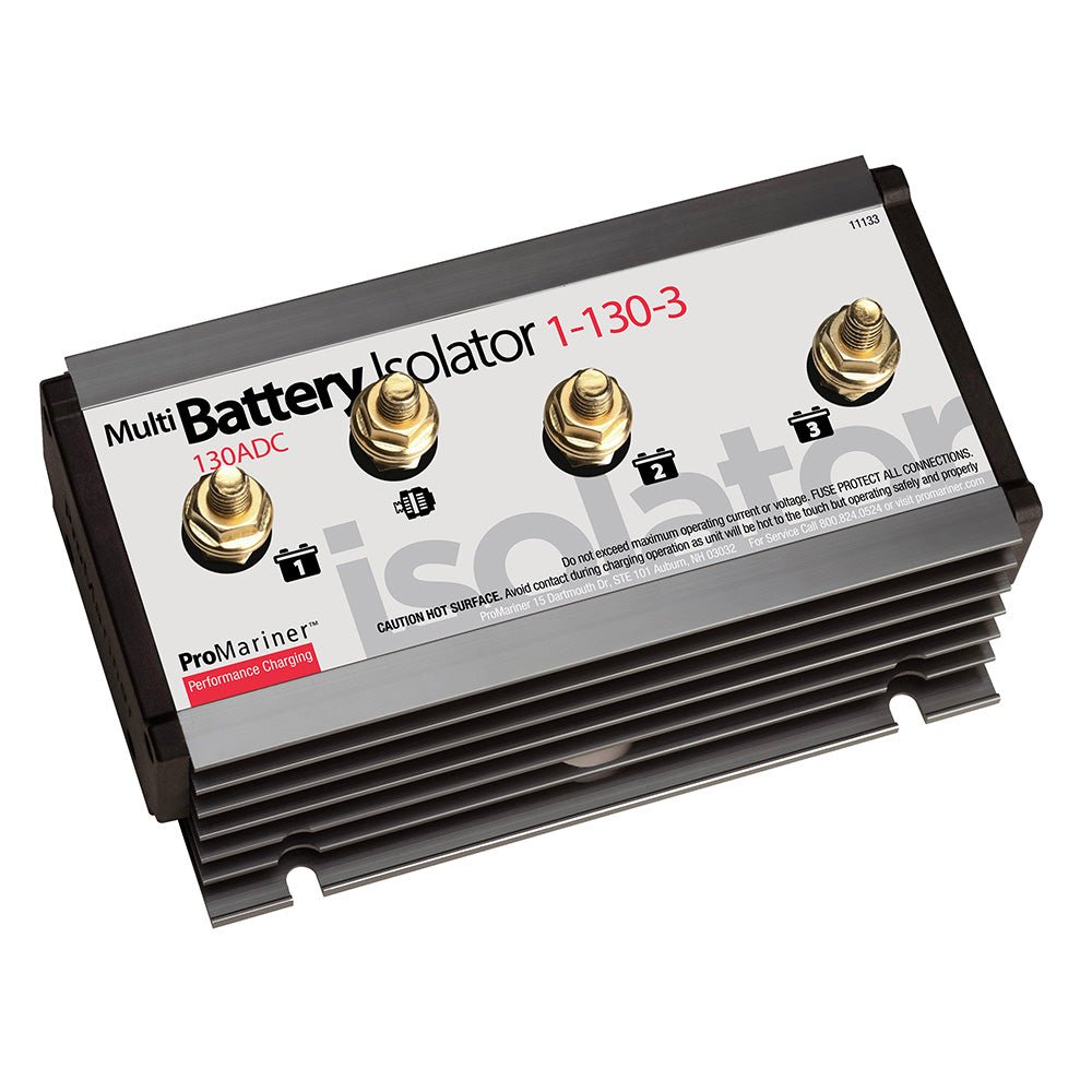 ProMariner Battery Isolator - 1 Alternator - 3 Battery - 130 AMP [11133] - The Happy Skipper
