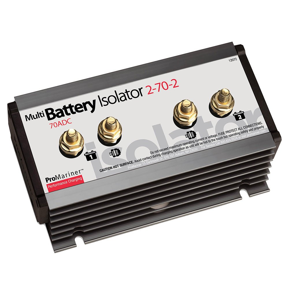 ProMariner Battery Isolator - 2 Alternator - 2 Battery - 70 AMP [12072] - The Happy Skipper