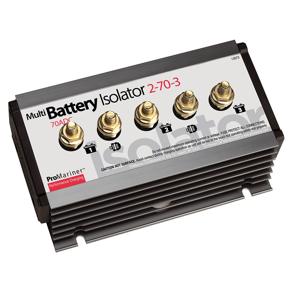 ProMariner Battery Isolator - 2 Alternator - 3 Battery - 70 AMP [12073] - The Happy Skipper