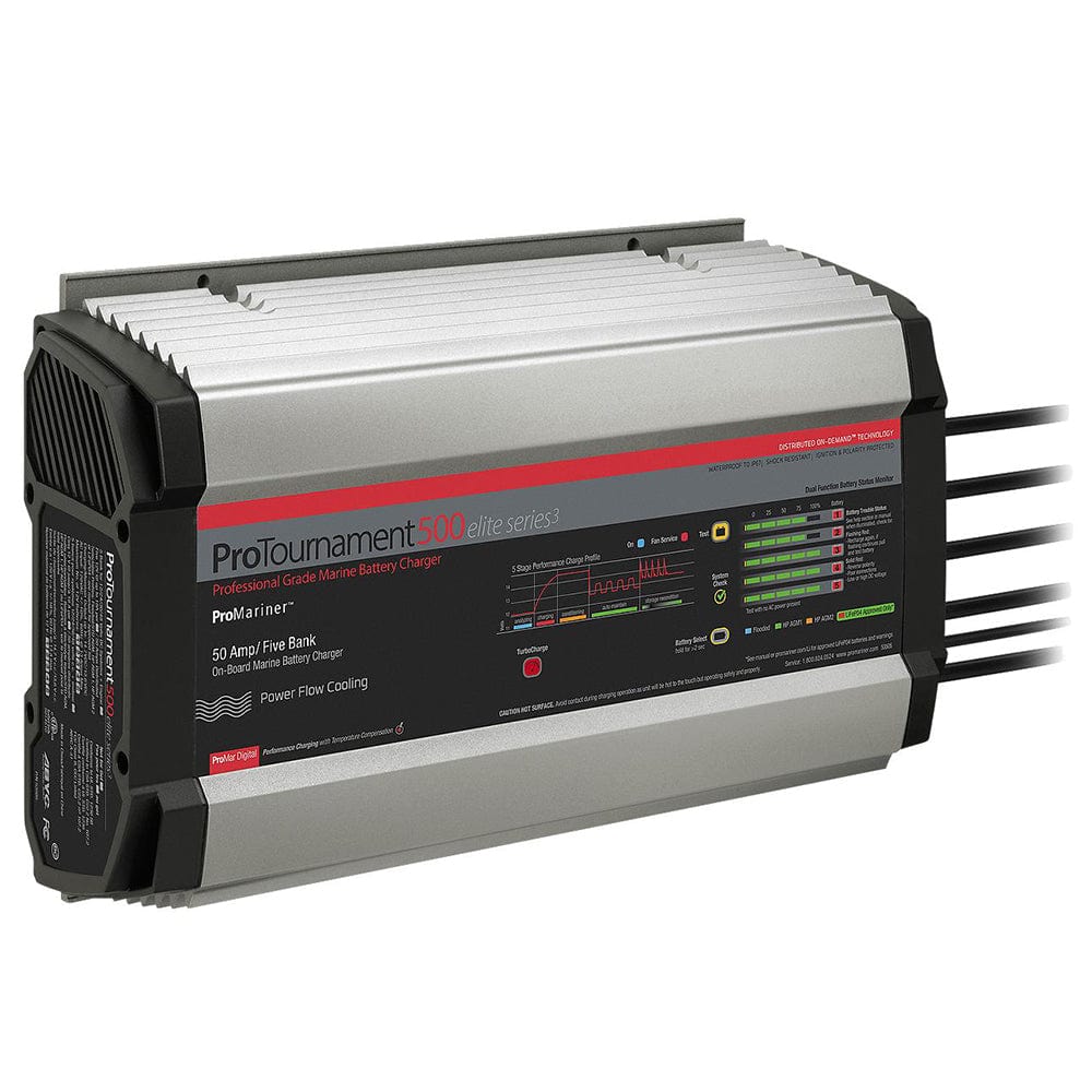 ProMariner ProTournament 500 Elite Series3 5-Bank On-Board Marine Battery Charger [53505] - The Happy Skipper