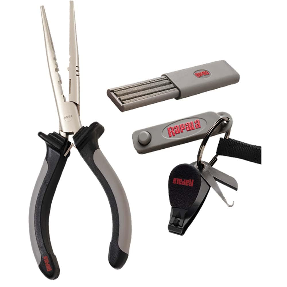 Rapala Combo Pack - Pliers, Clipper, Punch Sharpener [RTC-6PCHS] - The Happy Skipper