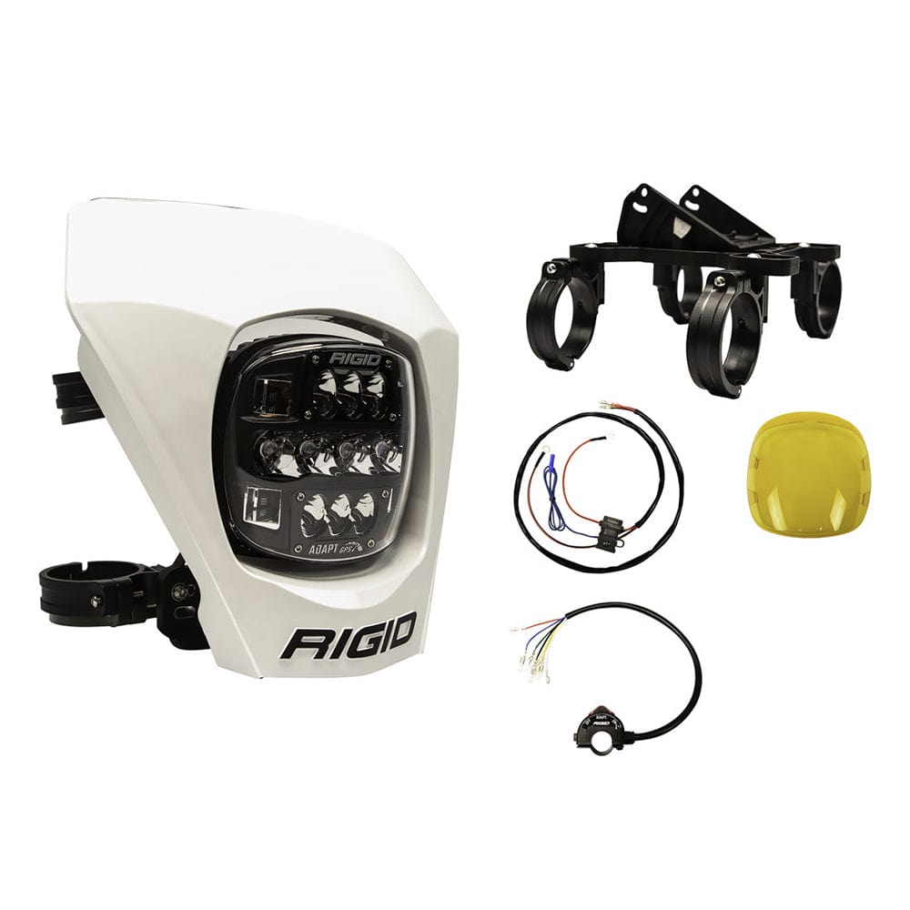 RIGID Industries Adapt XE Extreme Enduro LED Moto Kit - White [300417] - The Happy Skipper