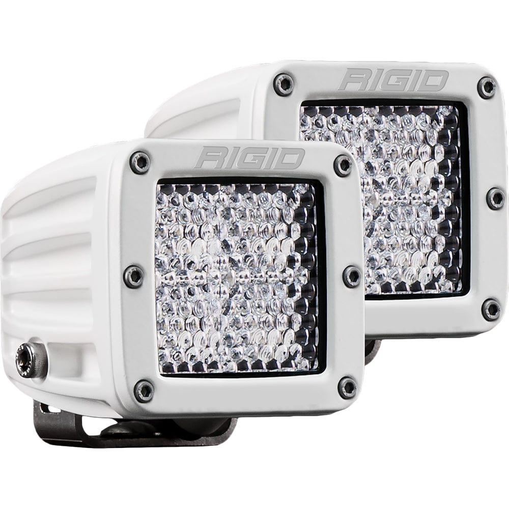 RIGID Industries D-Series PRO Hybrid-Diffused LED - Pair - White [602513] - The Happy Skipper