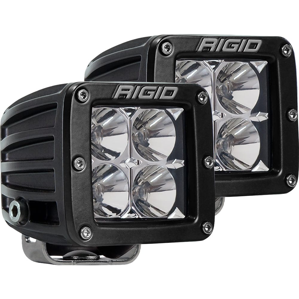 RIGID Industries D-Series PRO Hybrid-Flood LED - Pair - Black [202113] - The Happy Skipper