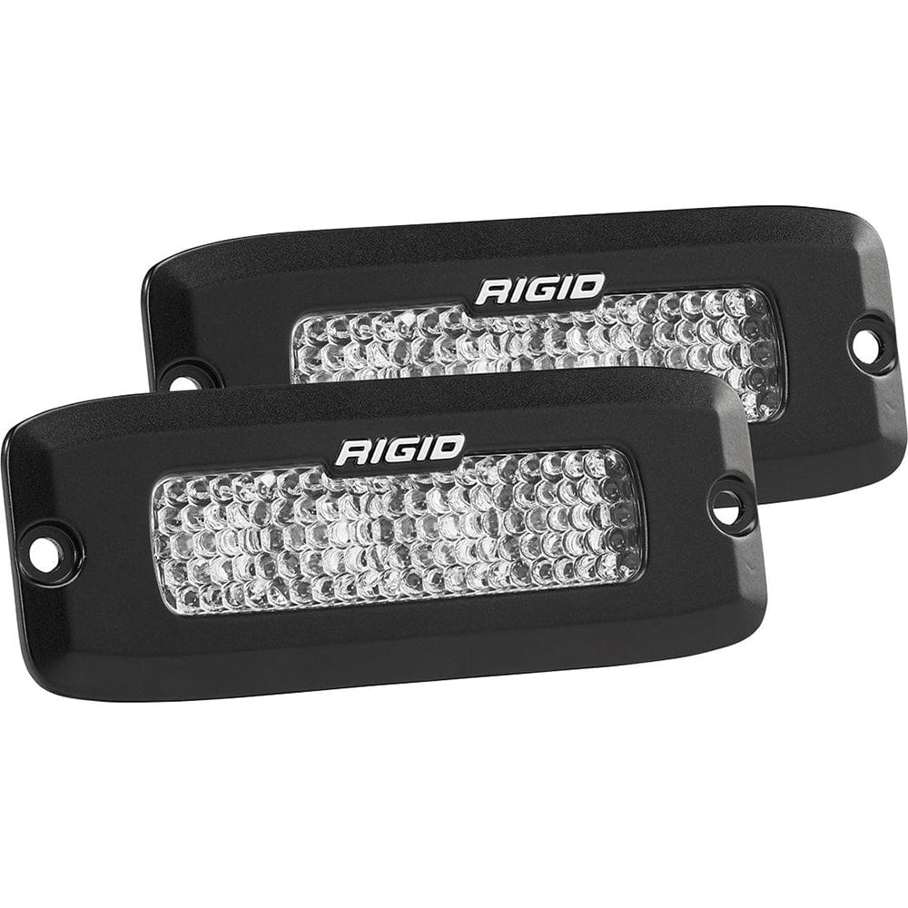 RIGID Industries SR-Q Series PRO Spot Diffused LED - Flush Mount - Pair - Black [925513BLK] - The Happy Skipper