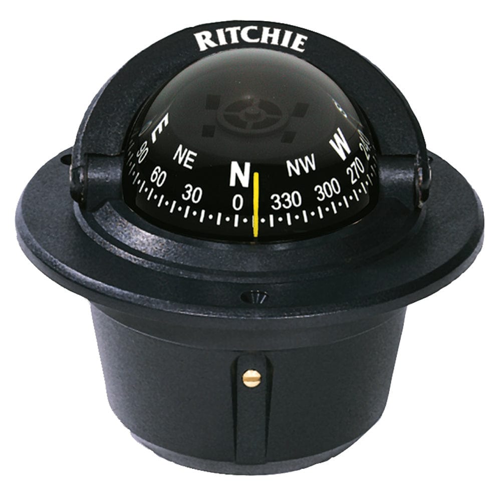 Ritchie F-50 Explorer Compass - Flush Mount - Black [F-50] - The Happy Skipper