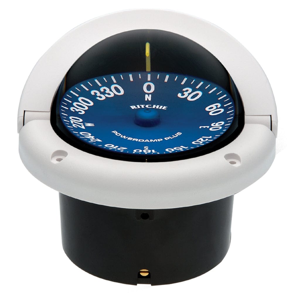 Ritchie SS-1002W SuperSport Compass - Flush Mount - White [SS-1002W] - The Happy Skipper