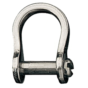 Ronstan Shackle, Bow, Slotted Pin - 3mm x 13mm x 9mm [RF613S] - The Happy Skipper
