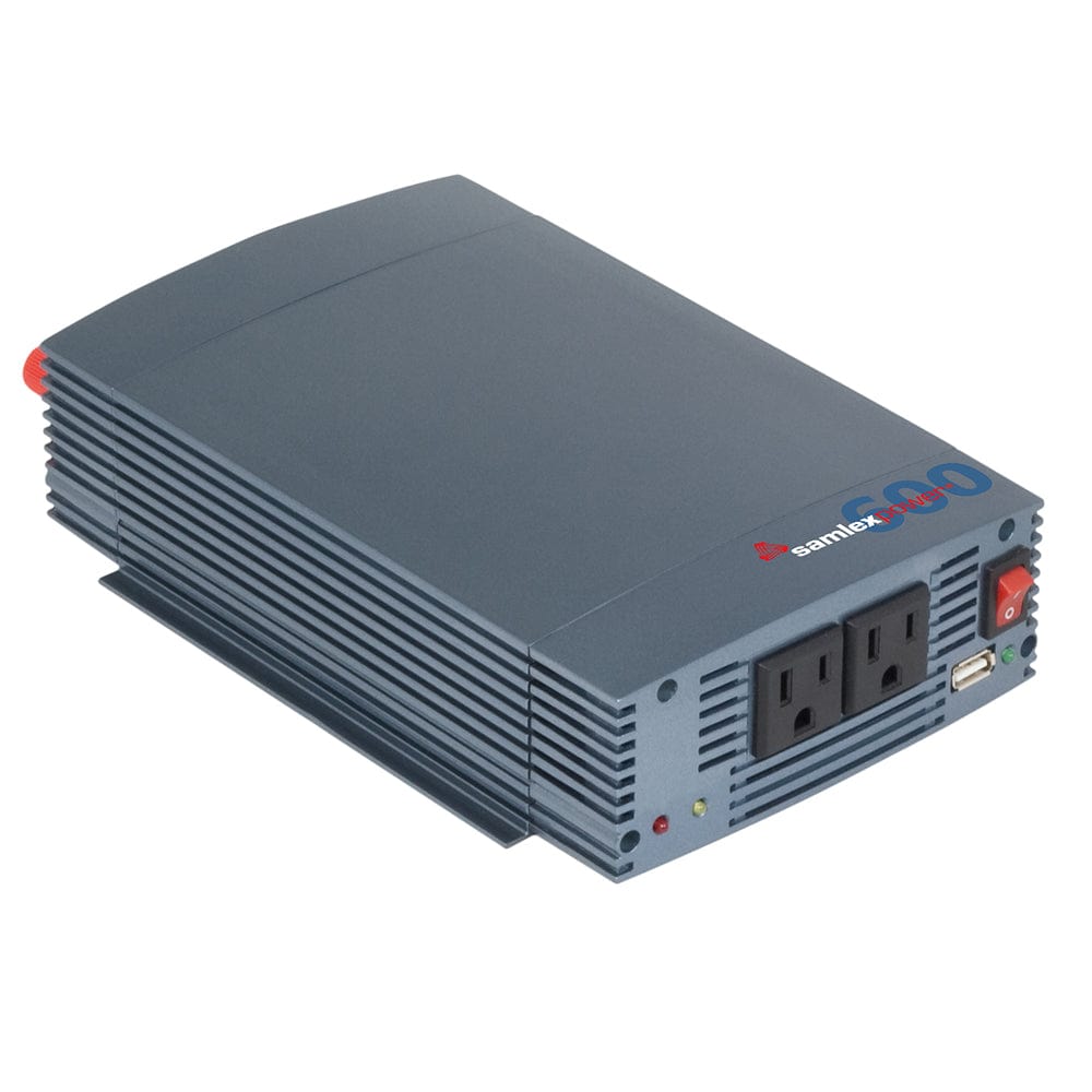 Samlex 600W Pure Sine Wave Inverter - 12V w/USB Charging Port [SSW-600-12A] - The Happy Skipper