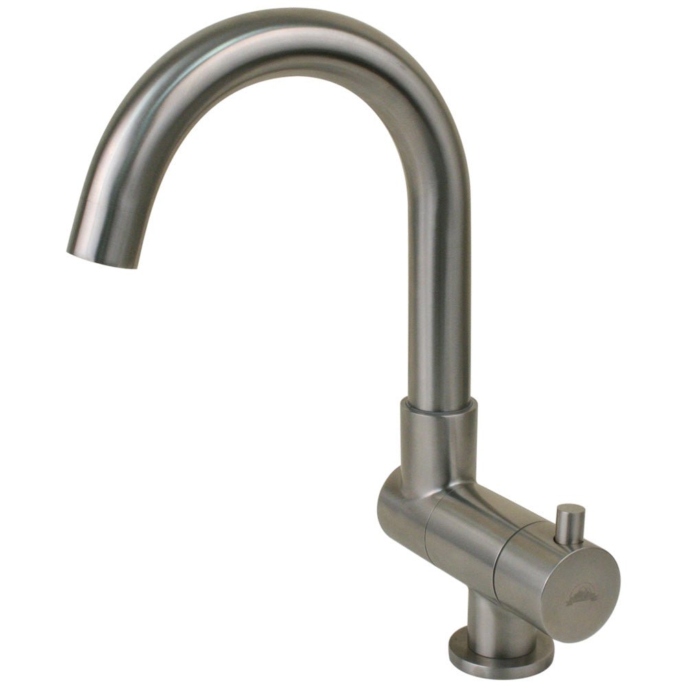 Scandvik Nordic Folding Stainless Steel J-Spout Tap [74125] - The Happy Skipper