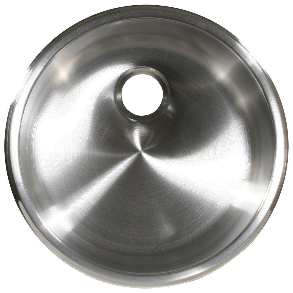 Scandvik SS Cylindrical Sink - (11-5/8" x 5") - Brushed Finish [10242] - The Happy Skipper