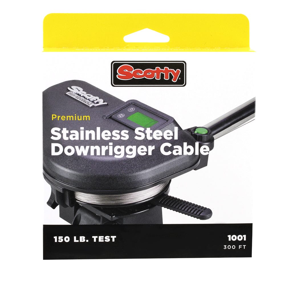 Scotty 300ft Premium Stainless Steel Replacement Cable [1001K] - The Happy Skipper