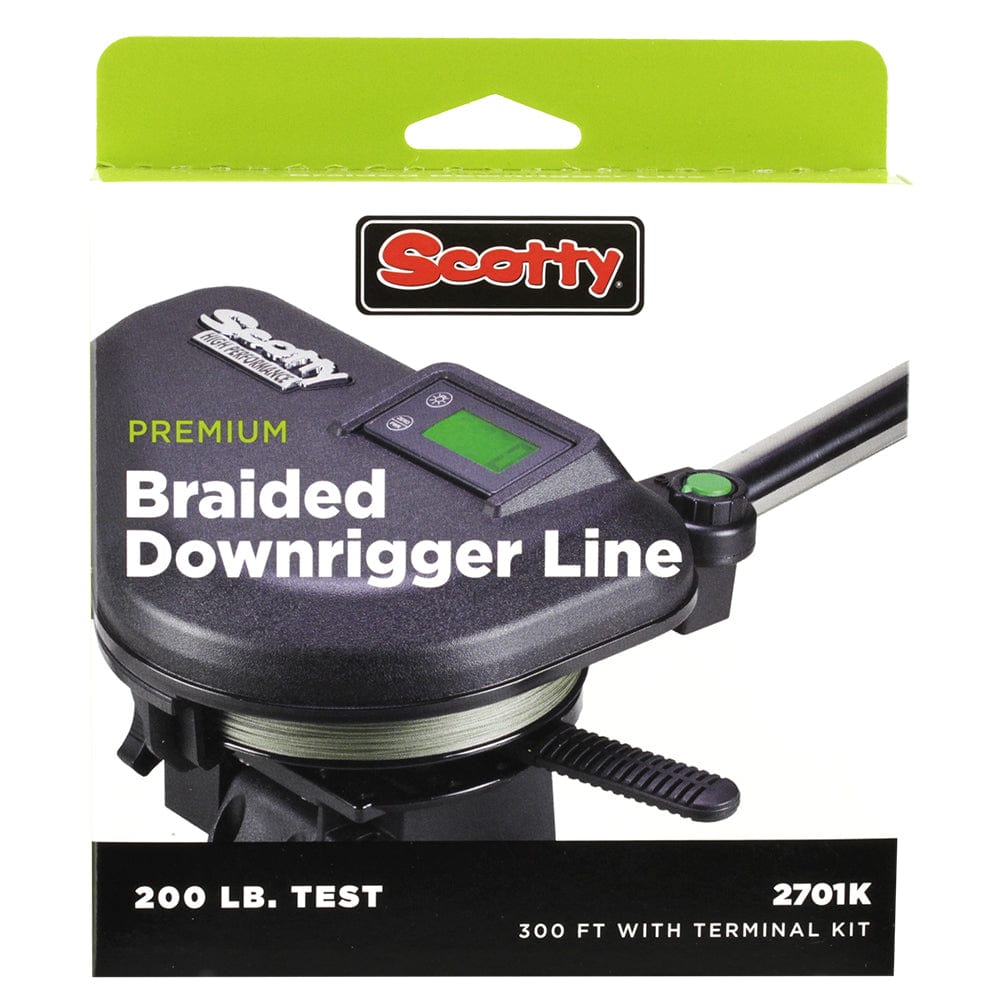 Scotty Premium Power Braid Downrigger Line - 200ft of 200lb Test [2700K] - The Happy Skipper