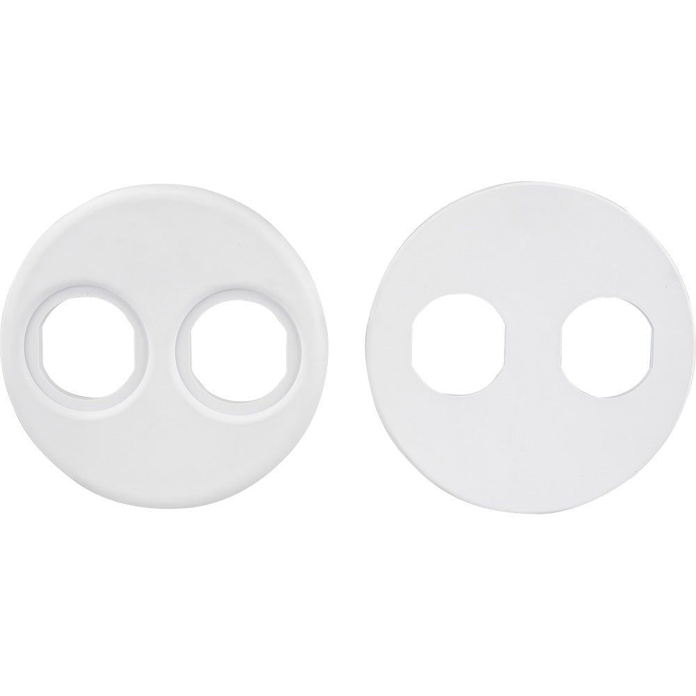 Sea-Dog 4" Gauge Power Socket Adapter Mounting Plate - White [426104-1] - The Happy Skipper