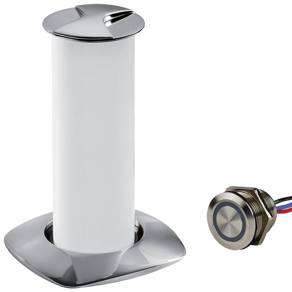 Sea-Dog Aurora Stainless Steel LED Pop-Up Table Light - 3W w/Touch Dimmer Switch [404610-3-403061-1] - The Happy Skipper