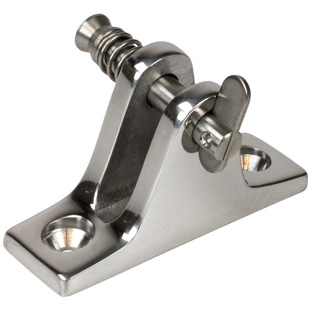 Sea-Dog Stainless Steel Angle Base Deck Hinge - Removable Pin [270235-1] - The Happy Skipper