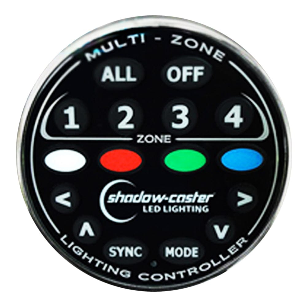 Shadow-Caster Round Zone Controller 4 Channel Remote f/MZ-LC or SCM-LC [SCM-ZC-REMOTE] - The Happy Skipper