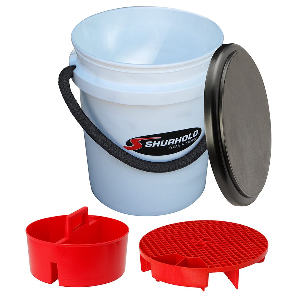Shurhold One Bucket Kit - 5 Gallon - White [2461] - The Happy Skipper