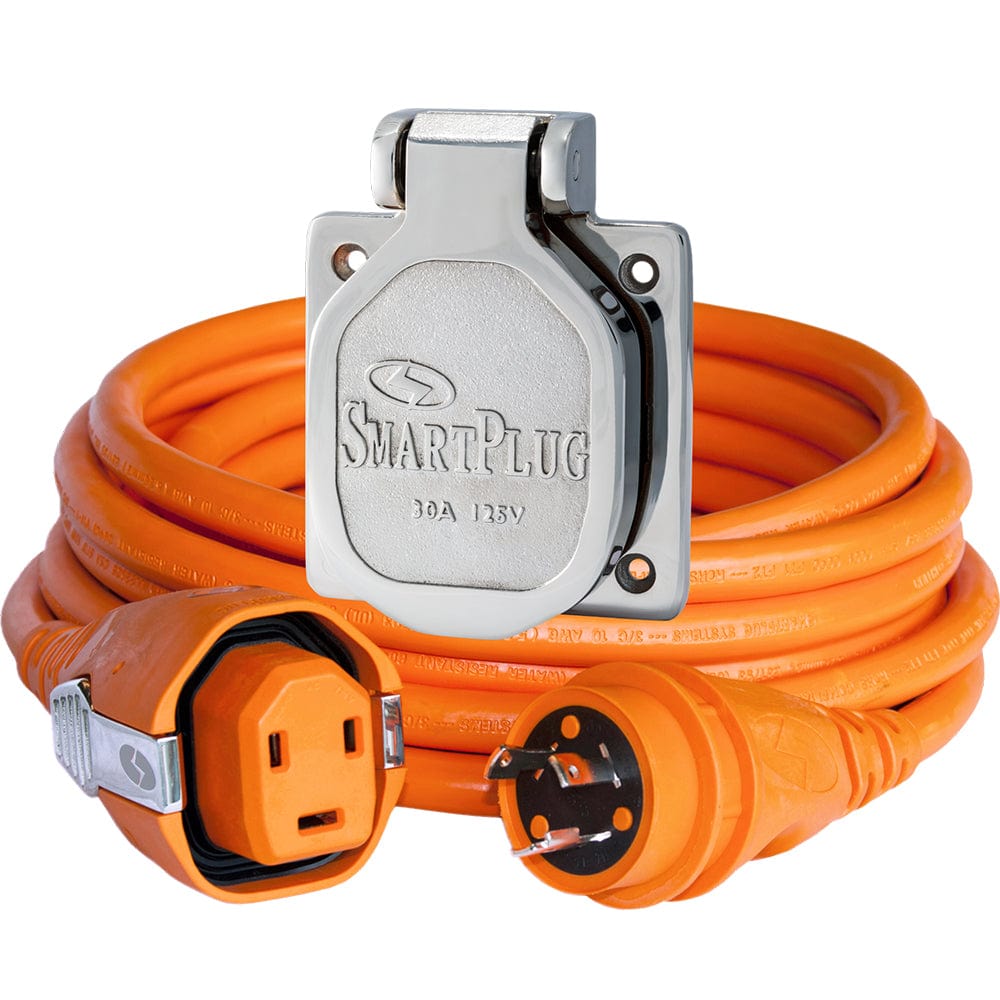 SmartPlug 30 AMP Dual Configuration Cordset Stainless Steel Inlet Combo - 50 [C30503BM30NT] - The Happy Skipper