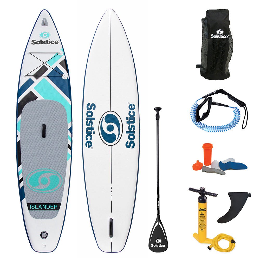 Solstice Watersports 112" Islander Inflatable Stand-Up Paddleboard [36134] - The Happy Skipper