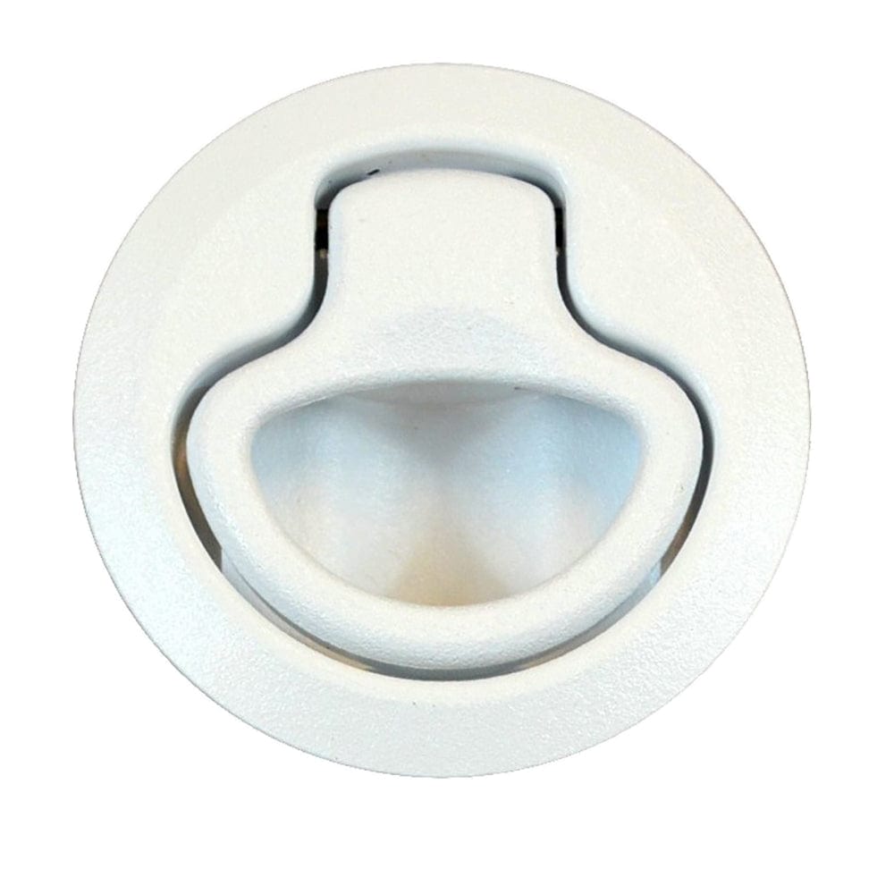 Southco Flush Pull Latch - Pull To Open - Non-Locking White Plastic [M1-63-1] - The Happy Skipper