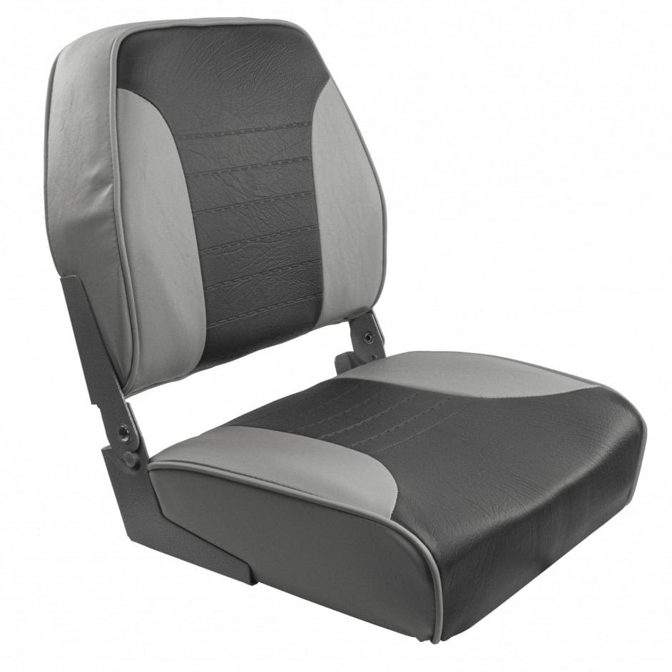 Springfield Economy Multi-Color Folding Seat - Grey/Charcoal [1040653] - The Happy Skipper