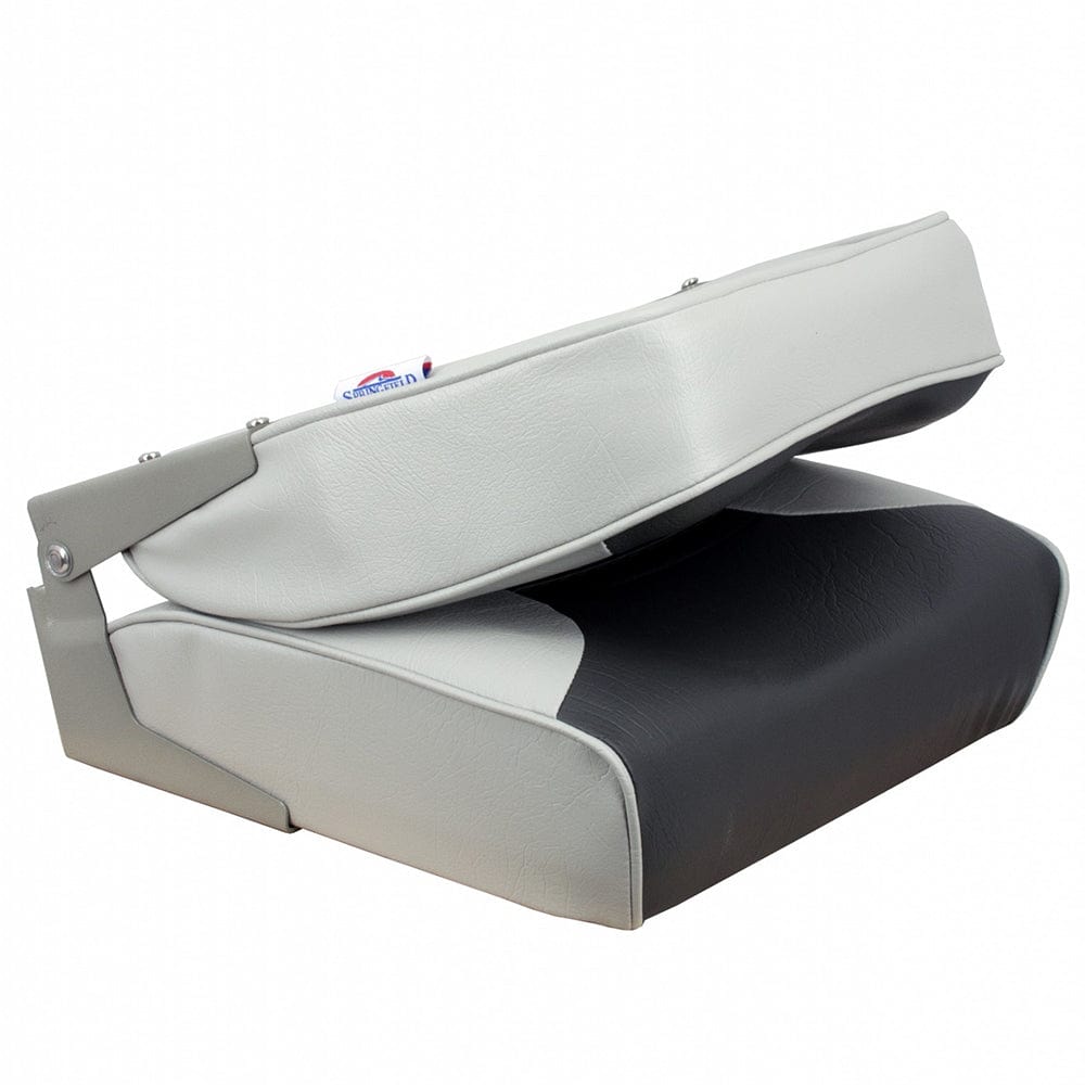 Springfield Economy Multi-Color Folding Seat - Grey/Charcoal [1040653] - The Happy Skipper