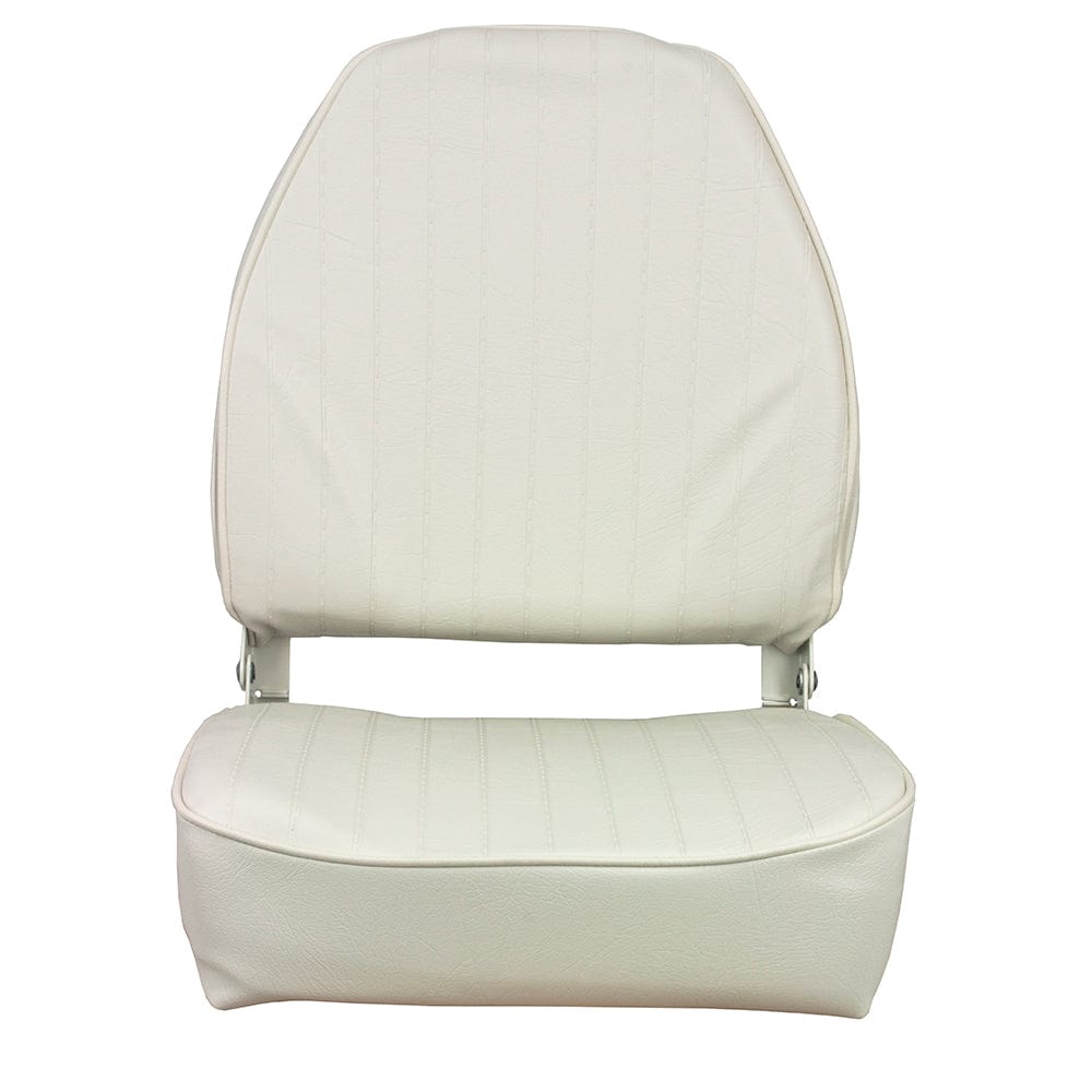 Springfield High Back Folding Seat - White [1040649] - The Happy Skipper