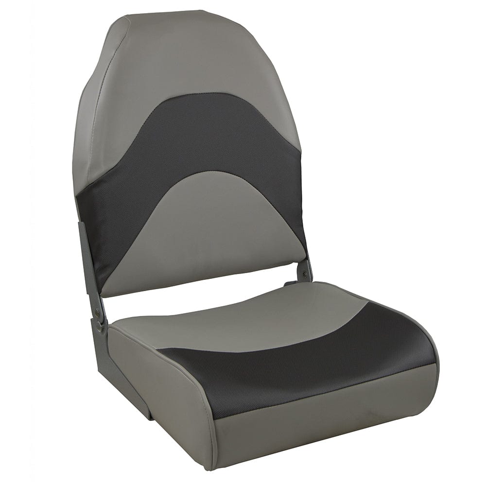 Springfield Premium Wave Folding Seat - Grey w/Meteor Stripe [1062034] - The Happy Skipper