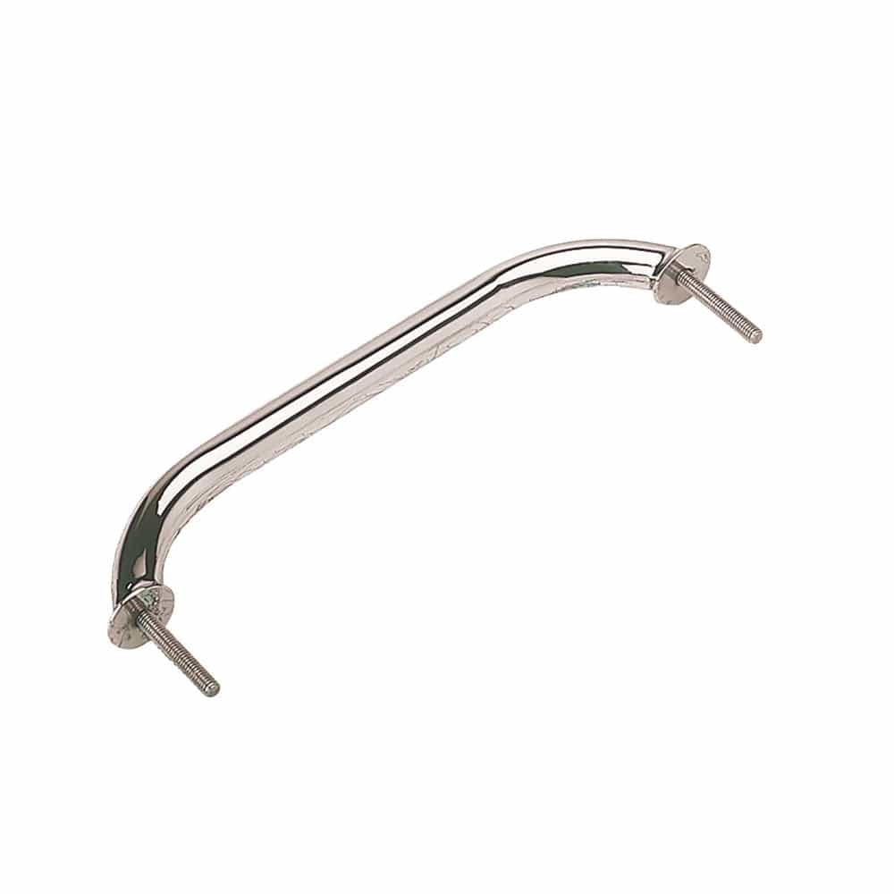 Stainless Steel Stud Mount Flanged Hand Rail w/Mounting Flange - 12" [254212-1] - The Happy Skipper