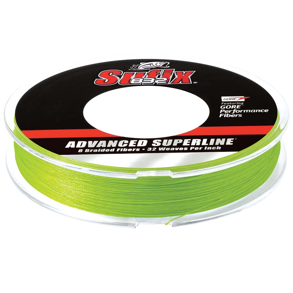 Sufix 832 Advanced Superline Braid - 10lb - Neon Lime - 300 yds [660-110L] - The Happy Skipper