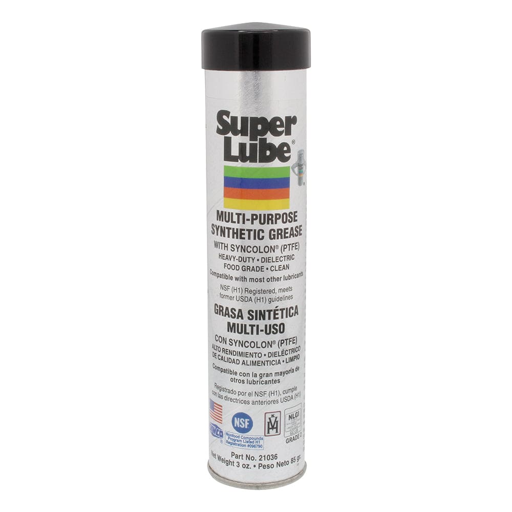 Super Lube Multi-Purpose Synthetic Grease w/Syncolon - 3oz Cartridge [21036] - The Happy Skipper