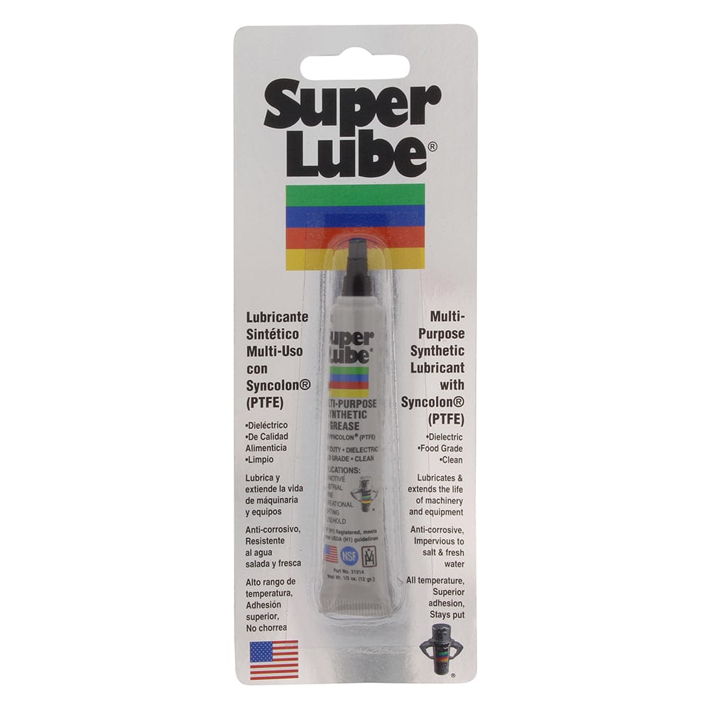 Super Lube Multi-Purpose Synthetic Grease w/Syncolon - .5oz Tube [21010] - The Happy Skipper