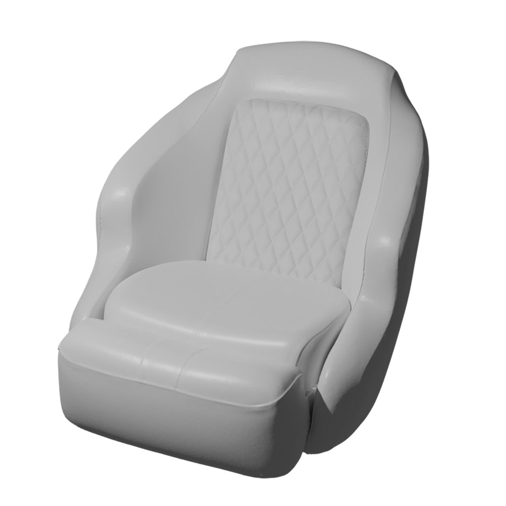 TACO Anclote Diamond Bucket Seat - White [BA1-25WHT] - The Happy Skipper