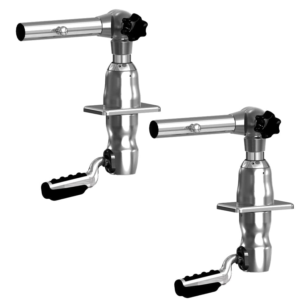 TACO Grand Slam 280 Outrigger Mounts w/Offset Handle [GS-2801] - The Happy Skipper