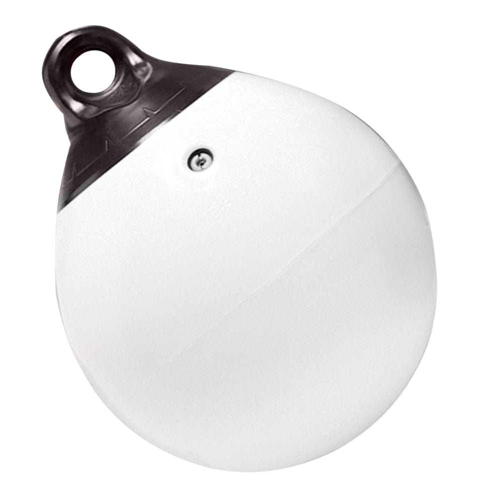Taylor Made 15" Tuff End Inflatable Vinyl Buoy - White [1146] - The Happy Skipper