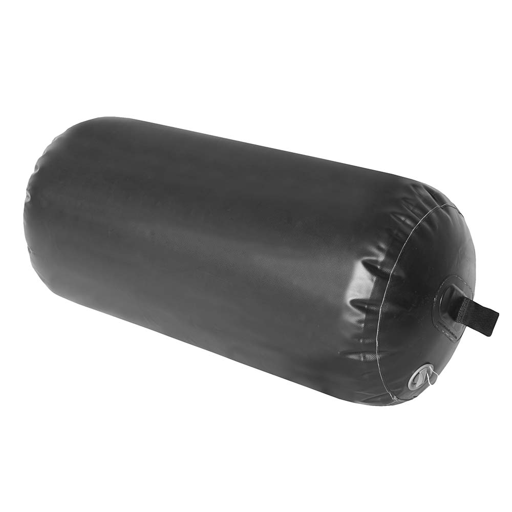 Taylor Made Super Duty Inflatable Yacht Fender - 18" x 42" - Black [SD1842B] - The Happy Skipper