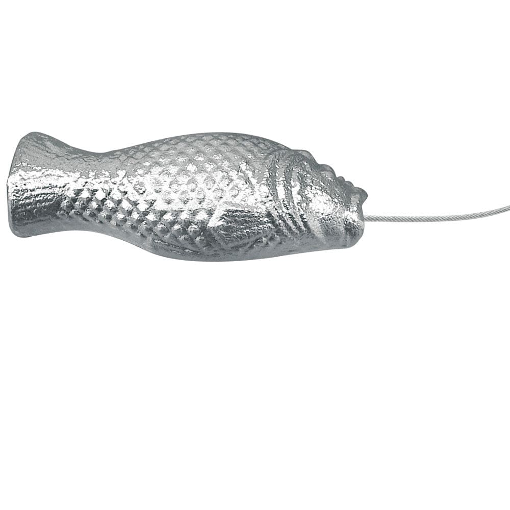 Tecnoseal Grouper Suspended Anode w/Cable & Clamp - Zinc [00630FISH] - The Happy Skipper