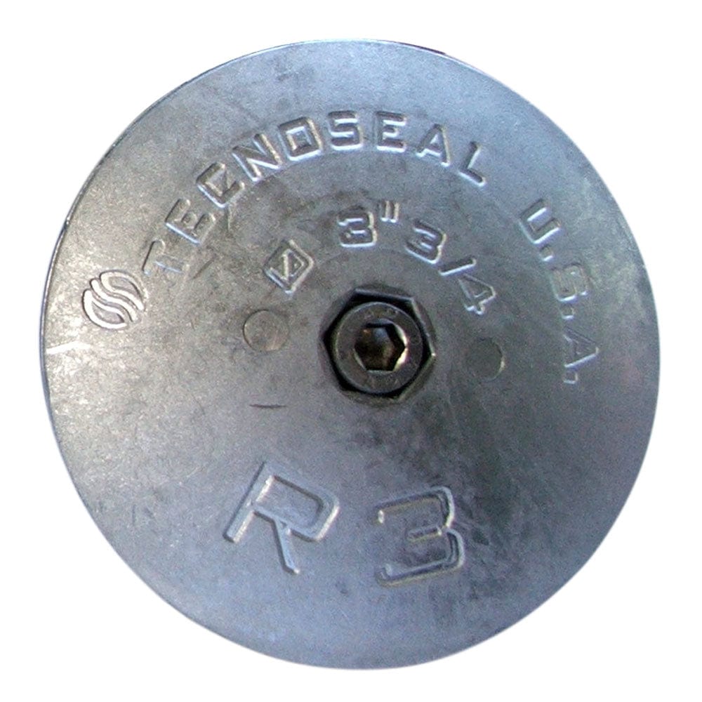 Tecnoseal R3 Rudder Anode - Zinc - 3-3/4" Diameter [R3] - The Happy Skipper