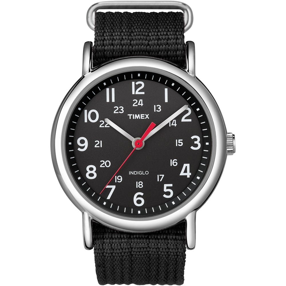 Timex Weekender Slip-Thru Watch - Black [T2N647] - The Happy Skipper