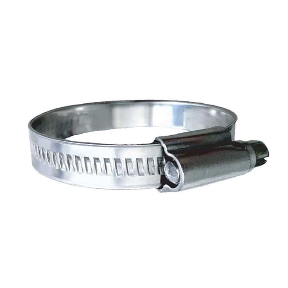 Trident Marine 316 SS Non-Perforated Worm Gear Hose Clamp - 15/32" Band - (2" - 2-9/16") Clamping Range - 10-Pack - SAE Size 32 [710-2001] - The Happy Skipper