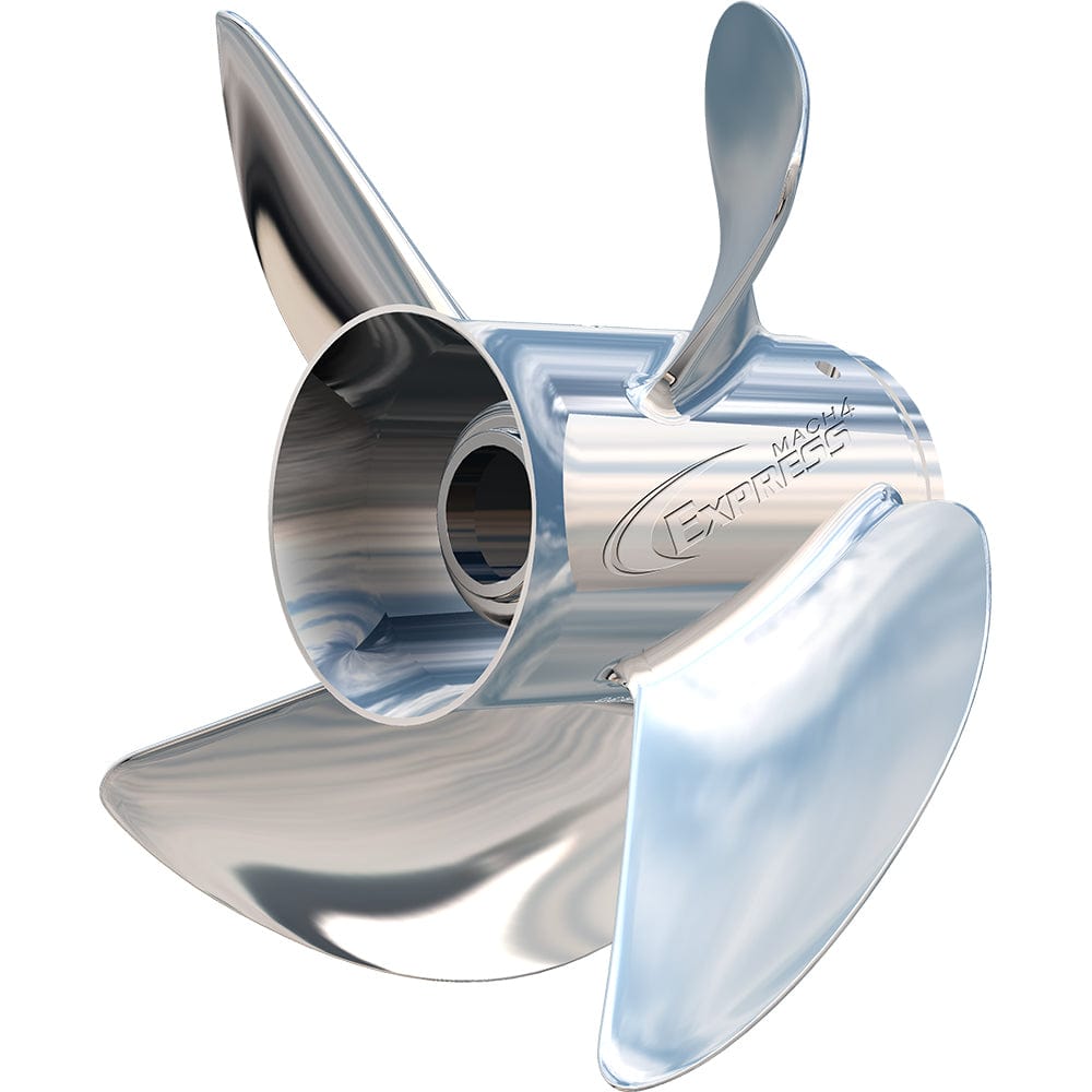 Turning Point Express Mach4 - Left Hand - Stainless Steel Propeller - EX1/EX2-1317-4L - 4-Blade - 13.25" x 17 Pitch [31431740] - The Happy Skipper