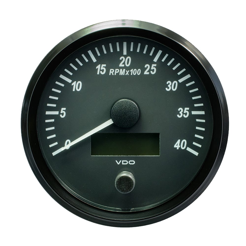 VDO SingleViu 100mm (4") Tachometer - 4000 RPM [A2C3832800030] - The Happy Skipper