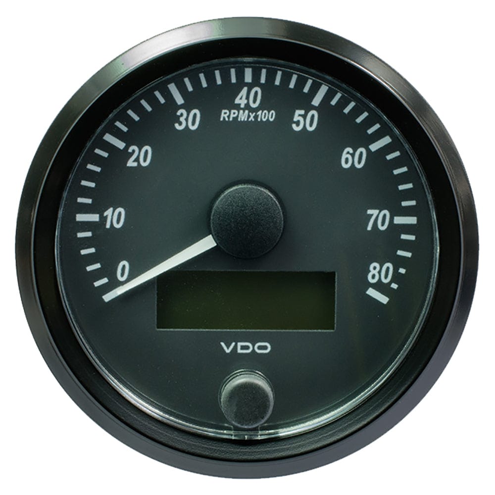 VDO SingleViu 80mm (3-1/8") Tachometer - 8000 RPM [A2C3833020030] - The Happy Skipper